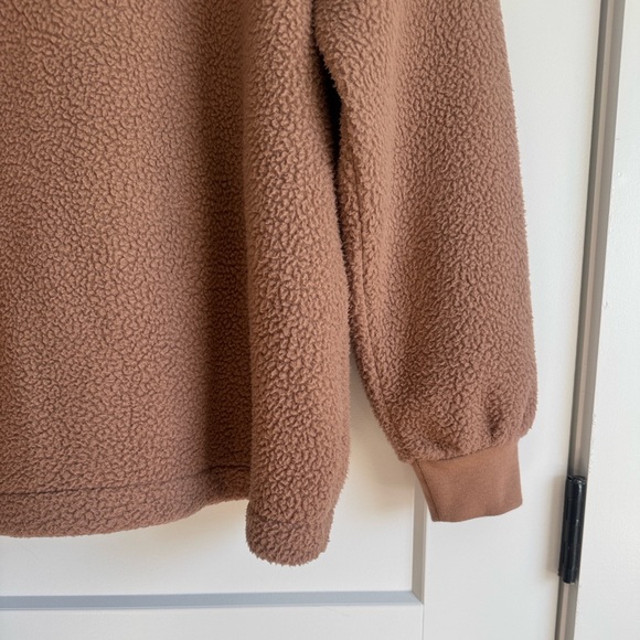 NWOT Madewell Resourced Fleece Bubble Sleeve Hoodie Sweatshirt - sz XS - Picture 11 of 11